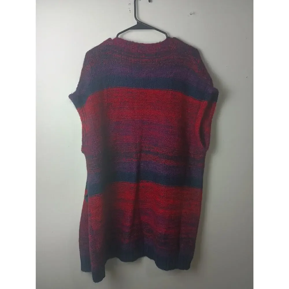 Anthropologie Moth Rinda Mohair Vest Cardigan Women's XS/S‎ Oversized Soft
